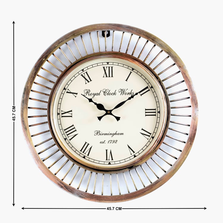 VEDAS Mystical India Metal Wall Clock - 45.7cm