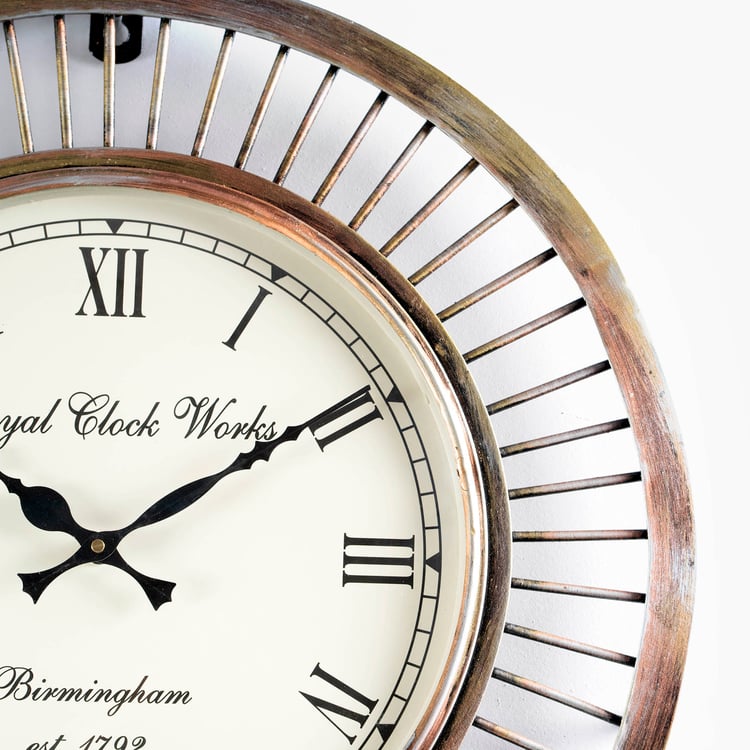 VEDAS Mystical India Metal Wall Clock - 45.7cm