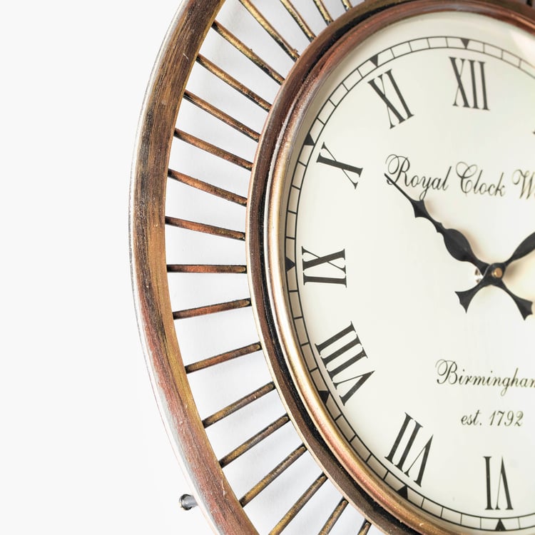 VEDAS Mystical India Metal Wall Clock - 45.7cm