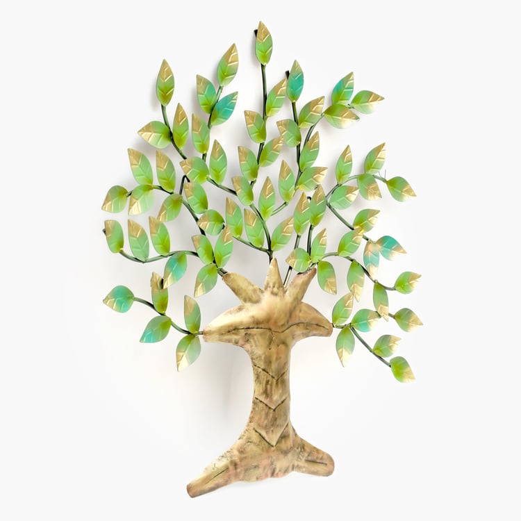VEDAS Mystical India Metal Tree Wall Accent