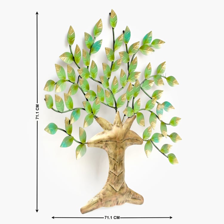 VEDAS Mystical India Metal Tree Wall Accent