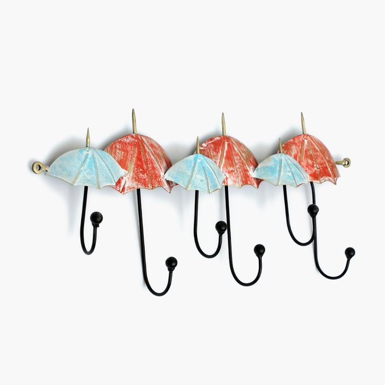 VEDAS Mystical India Metal Umbrella Wall Hook