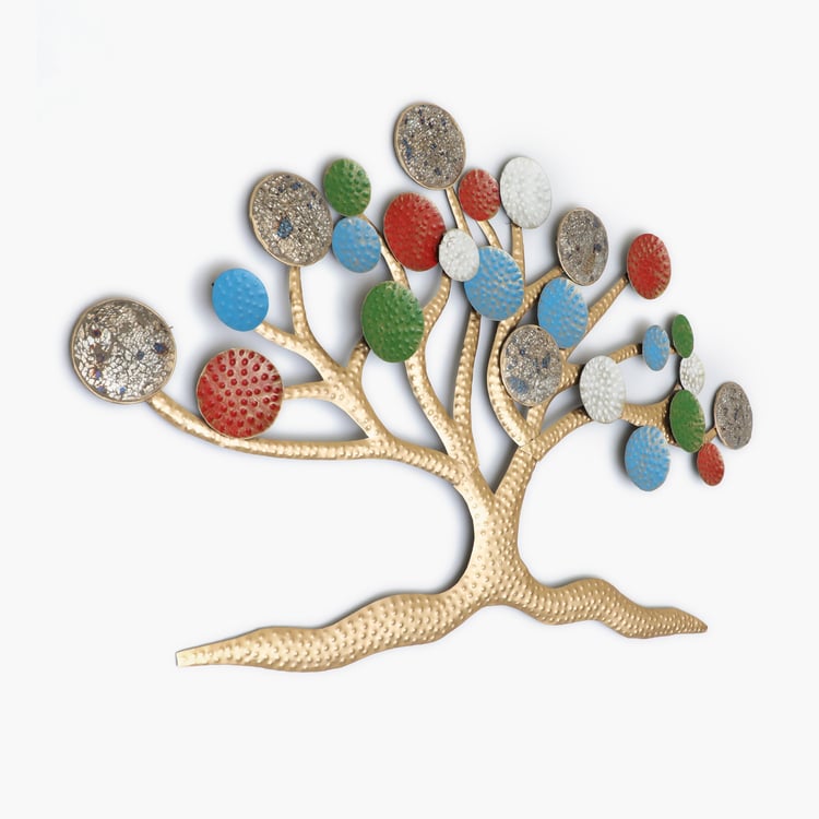 VEDAS Mystical India Metal Tree Wall Accent