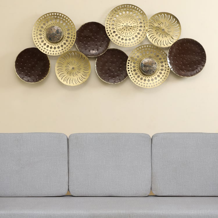 VEDAS Mystical India Metal Wall Accent