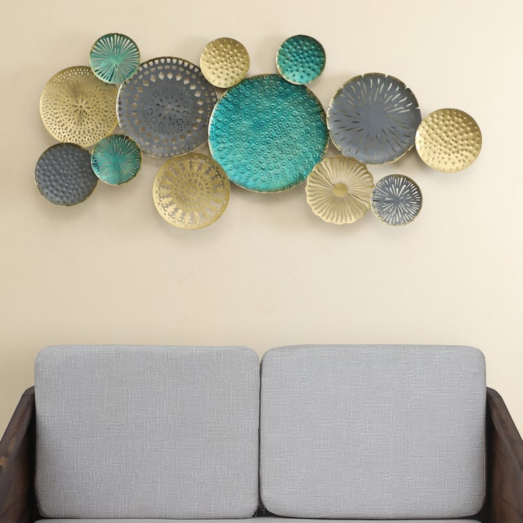 VEDAS Mystical India Metal Wall Accent