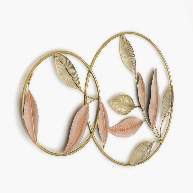 VEDAS Mystical India Metal Leaf Wall Accent
