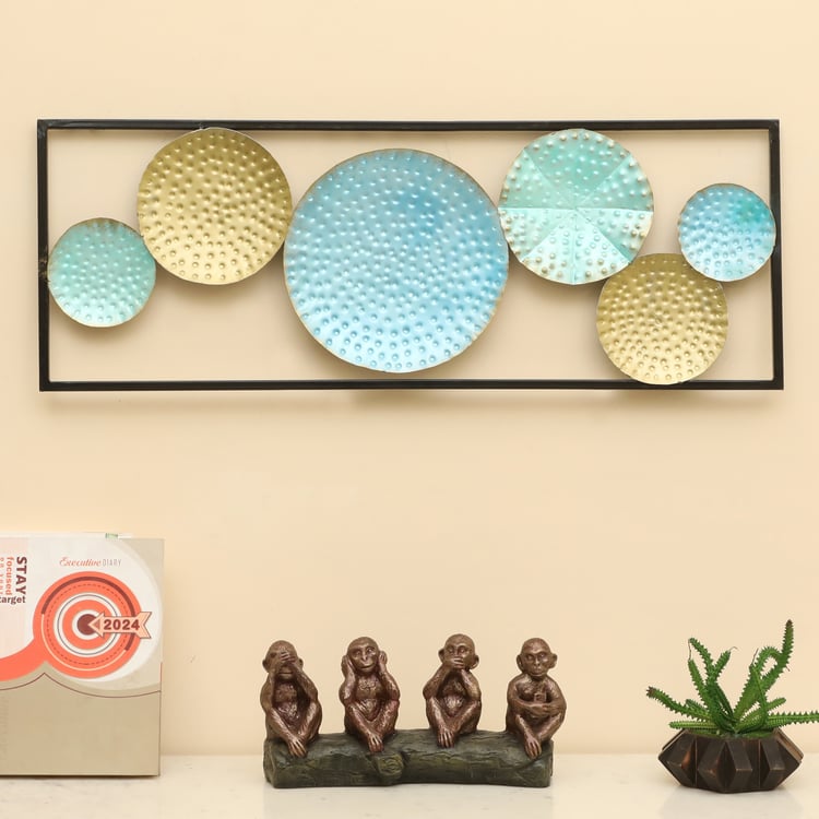 VEDAS Mystical India Metal Wall Accent