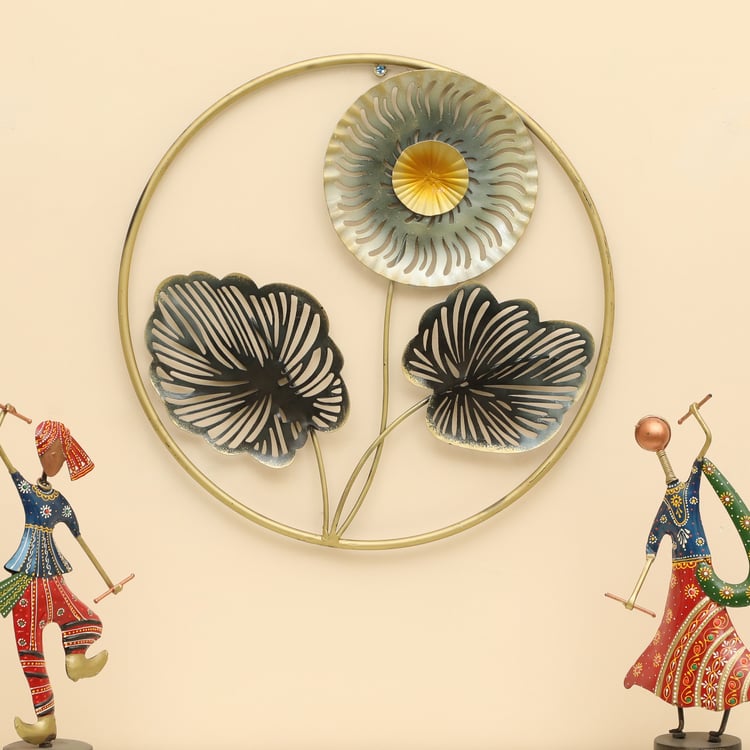 VEDAS Mystical India Metal Wall Accent