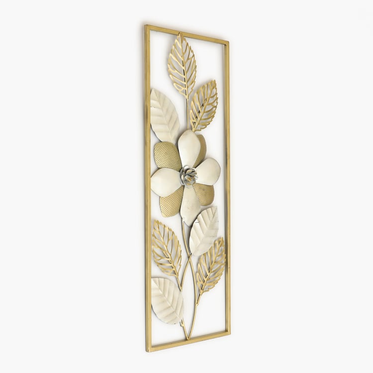VEDAS Mystical India Metal Flower Wall Accent