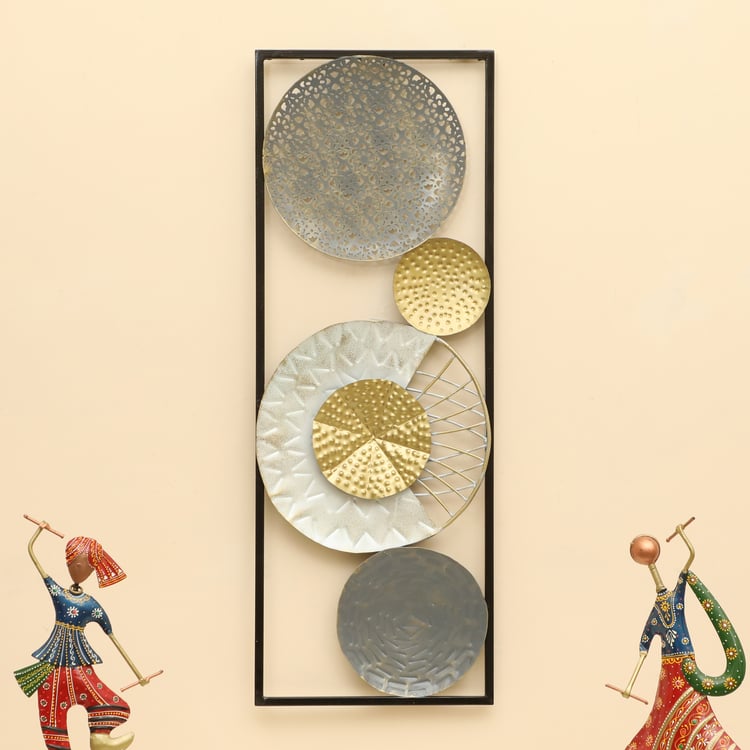 VEDAS Mystical India Metal Wall Accent
