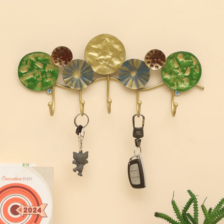 VEDAS Mystical India Metal Round Wall Hook
