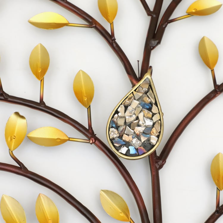 VEDAS Mystical India Metal Tree Wall Accent