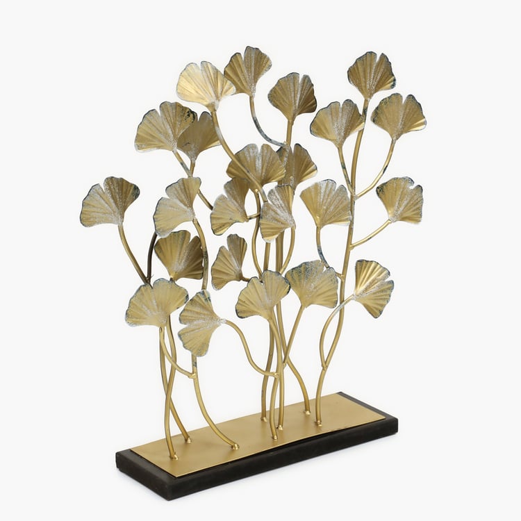 VEDAS Mystical India Metal Ginko Table Accent