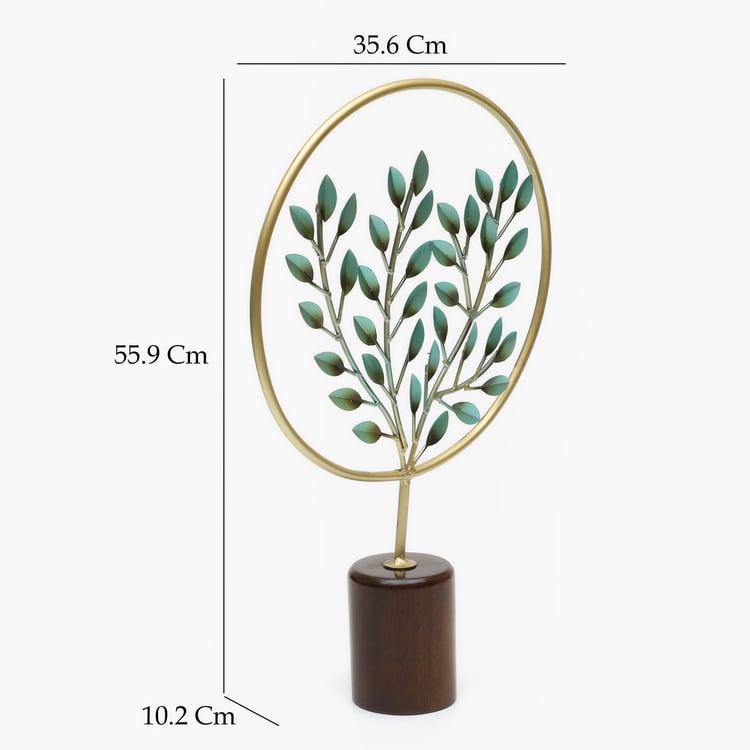 VEDAS Mystical India Metal Tree Table Accent