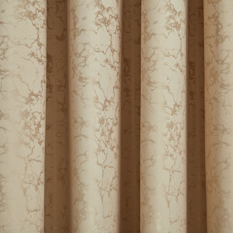 Arbor Set of 2 Jacquard Blackout Window Curtains - 5ft