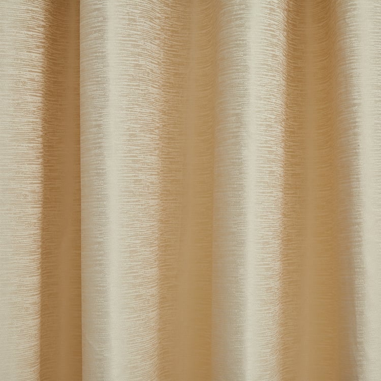 Arbor Set of 2 Jacquard Blackout Door Curtains - 7ft