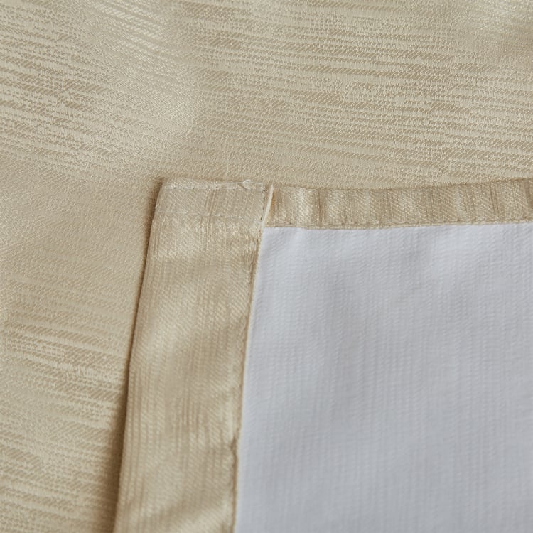 Arbor Set of 2 Jacquard Blackout Door Curtains - 7ft