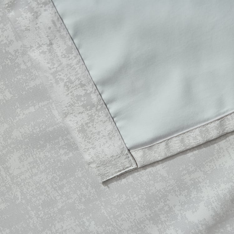 Arbor Set of 2 Jacquard Blackout Door Curtains - 7ft