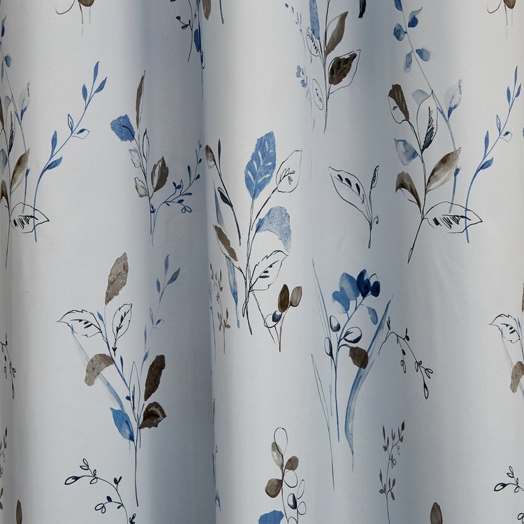 Brixton Avalon Set of 2 Printed Blackout Door Curtains - 7ft