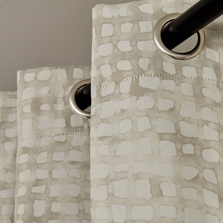 Brixton Lynette Set of 2 Printed Blackout Window Curtains - 5ft