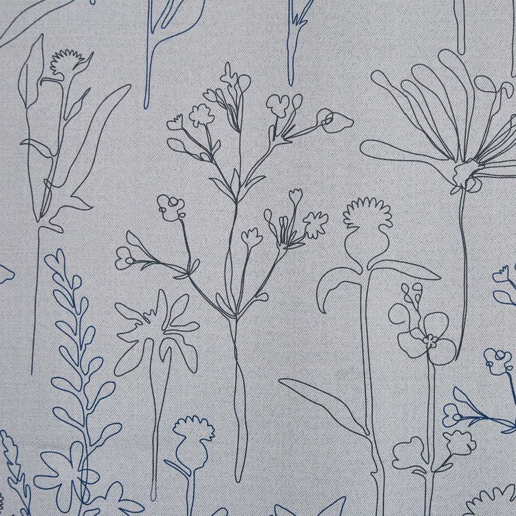 Brixton Elcaro Set of 2 Printed Blackout Door Curtains - 7ft