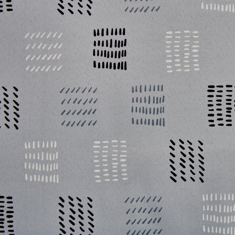 Brixton Marta Set of 2 Printed Blackout Door Curtains - 7ft