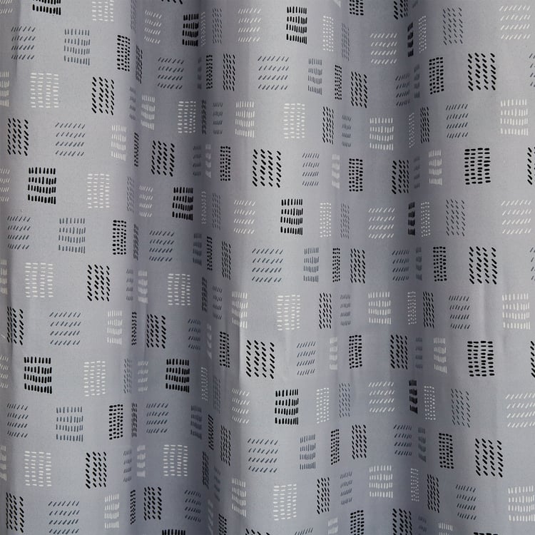 Brixton Marta Set of 2 Printed Blackout Window Curtains - 5ft