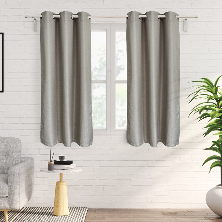Aldeco Set of 2 Blackout Window Curtains - 5ft
