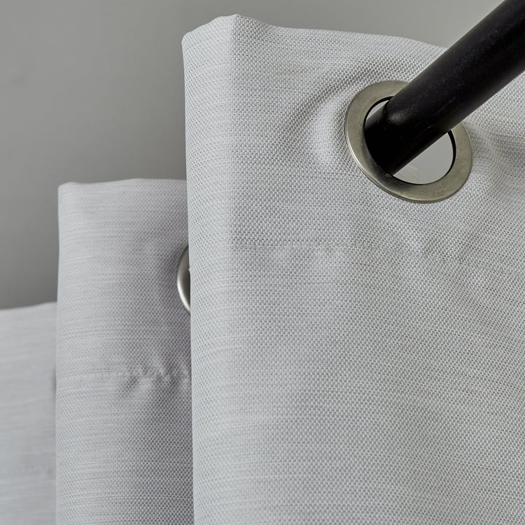 Aldeco Set of 2 Blackout Door Curtains - 7ft