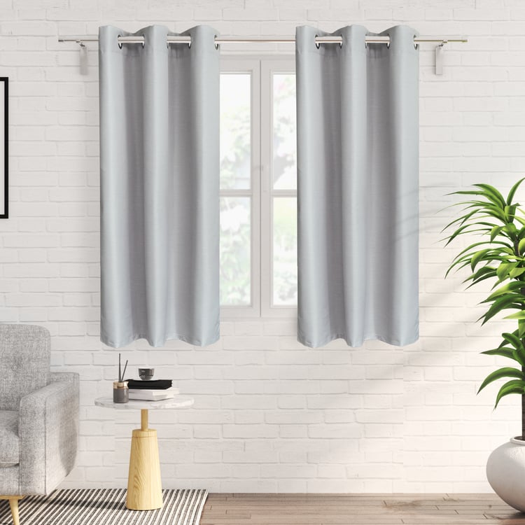 Aldeco Set of 2 Blackout Window Curtains - 5ft