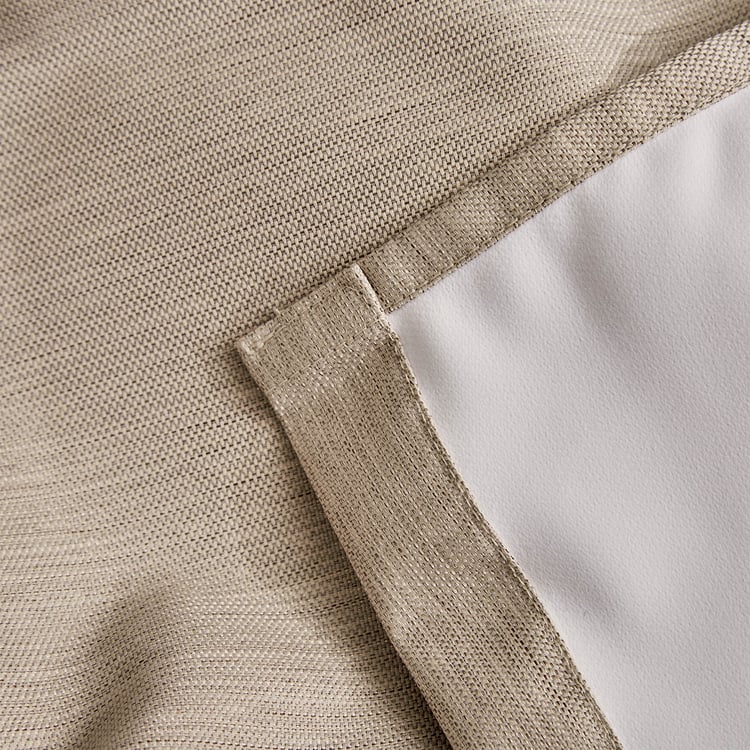 Aldeco Set of 2 Blackout Door Curtains - 7ft