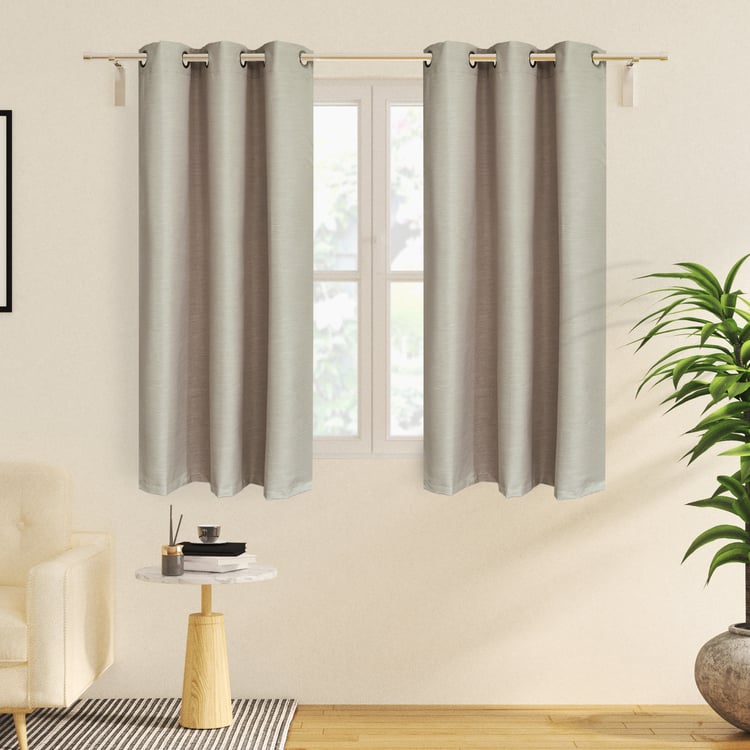 Aldeco Set of 2 Blackout Window Curtains - 5ft