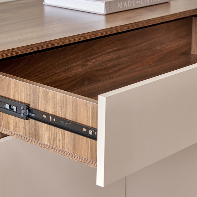 Addison 15 Pair Shoe Cabinet with Drawer - Walnut