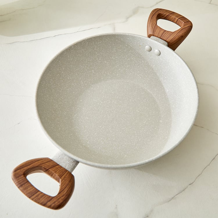 Allure Lian Aluminium Non Stick Kadhai with Lid - 2.5L