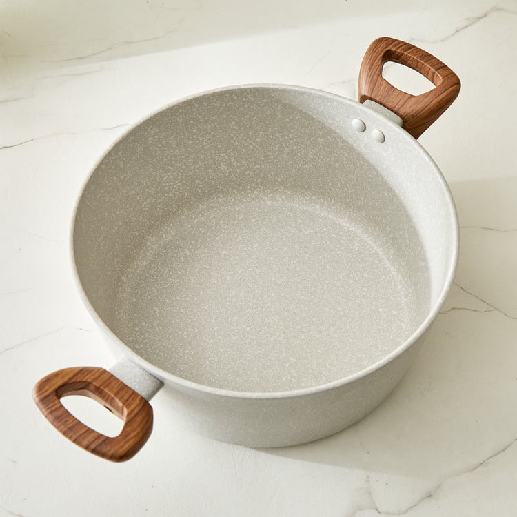 Allure Lian Aluminium Non Stick Casserole with Lid - 5.4L