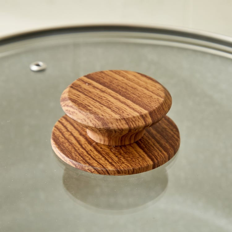 Allure Lian Aluminium Non Stick Casserole with Lid - 5.4L