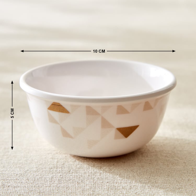 Meadows Opulence Melamine Geometric Print Katori - 250ml