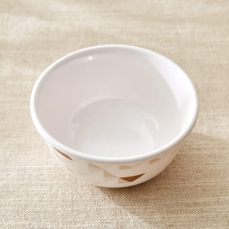 Meadows Opulence Melamine Geometric Print Katori - 250ml