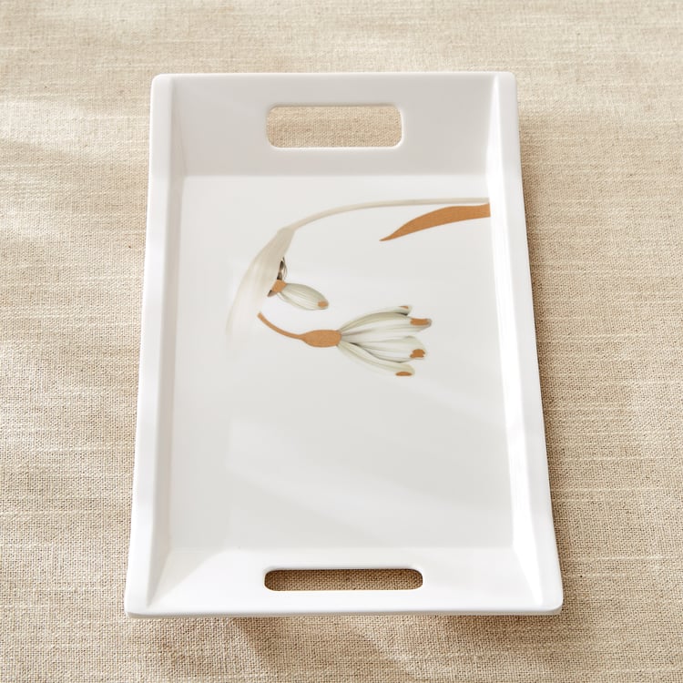 Meadows Opulence Melamine Printed Serving Tray - 30.5x18cm