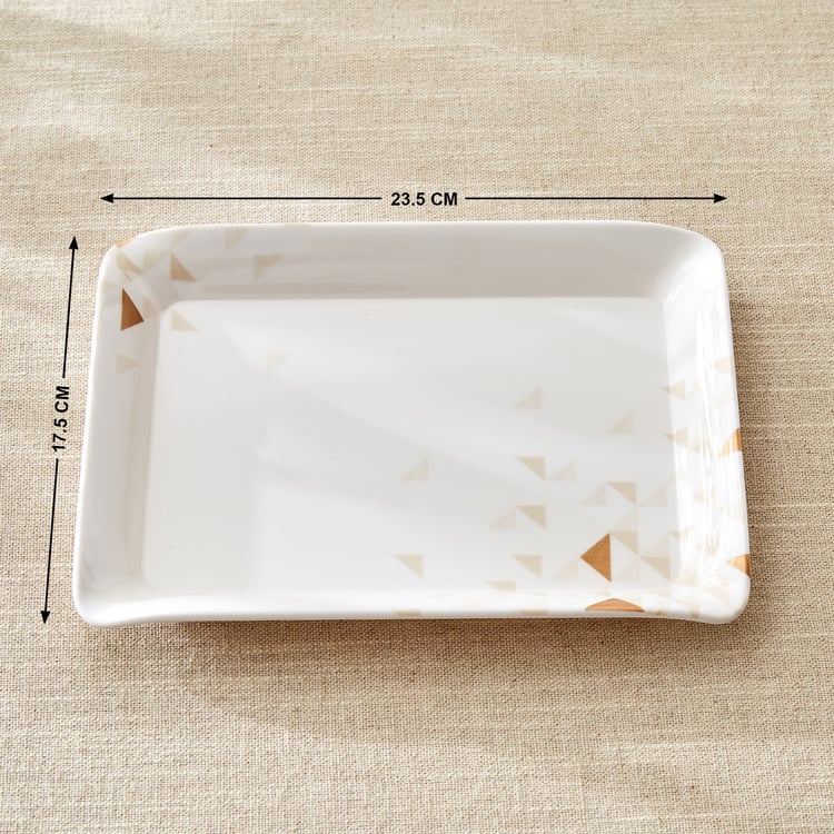 Meadows Opulence Melamine Serving Tray - 23.5x17.5cm