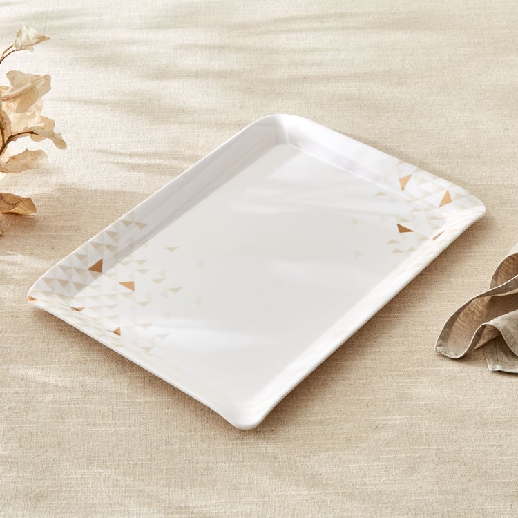 Meadows Opulence Melamine Printed Serving Tray - 38x27.5cm