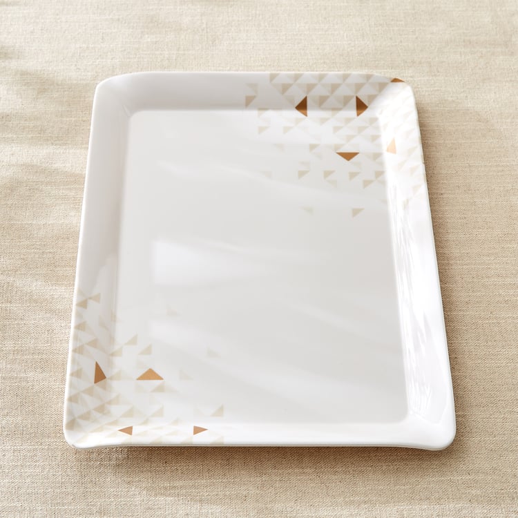 Meadows Opulence Melamine Printed Serving Tray - 38x27.5cm
