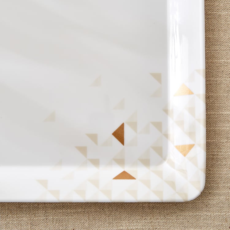 Meadows Opulence Melamine Printed Serving Tray - 38x27.5cm
