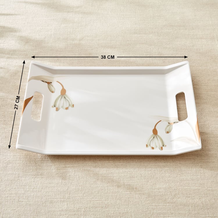Meadows Opulence Melamine Printed Serving Tray - 38x27cm