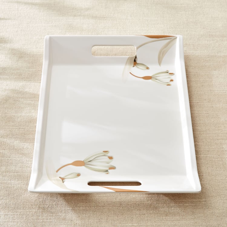 Meadows Opulence Melamine Printed Serving Tray - 38x27cm
