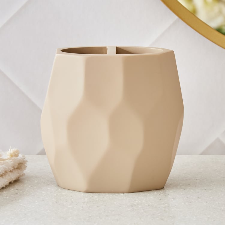 Clair De Lune Padang Polyresin Tooth Brush Holder