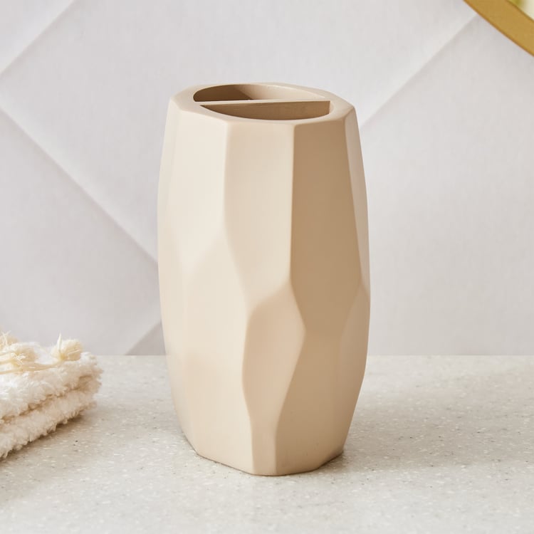 Clair De Lune Padang Polyresin Tooth Brush Holder