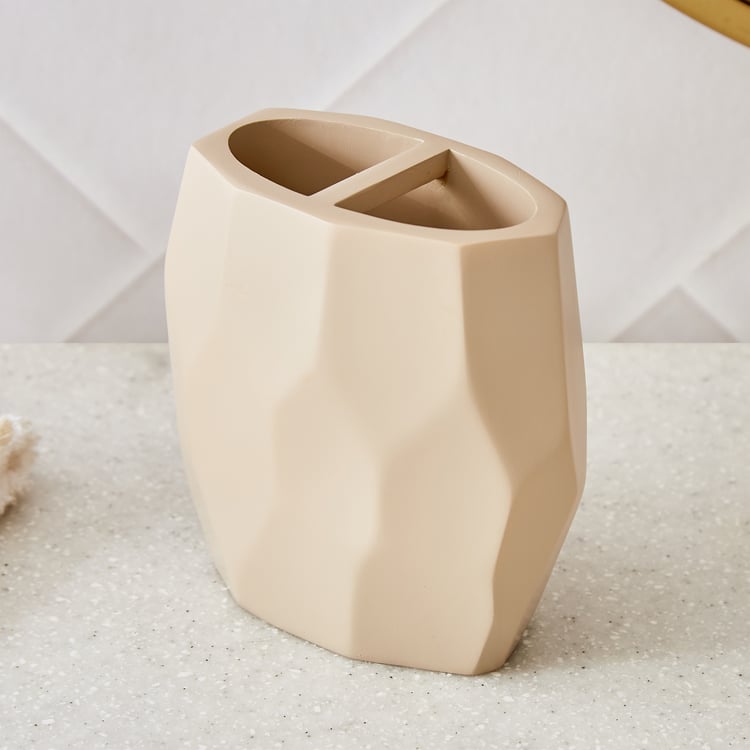 Clair De Lune Padang Polyresin Tooth Brush Holder