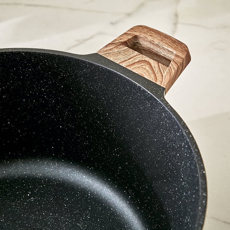 Elbury Hatchel Die Cast Aluminium Non Stick Casserole with Lid - 6.6L