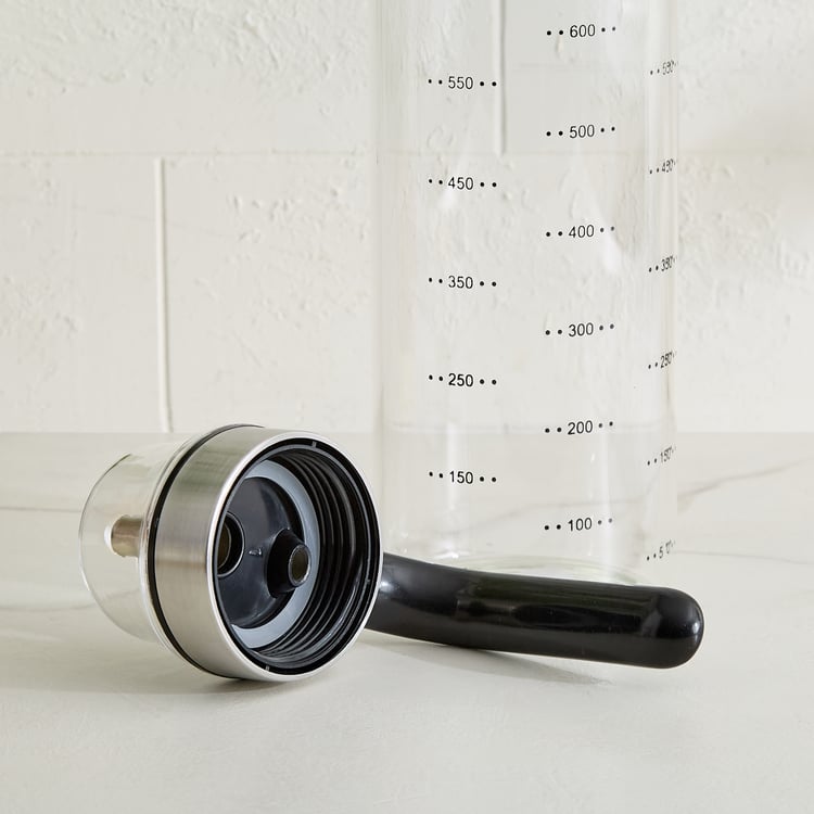 Pamolive Noura Borosilicate Glass Oil Dispenser with Handle - 1L